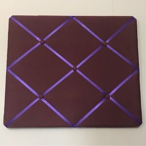 Fabric‎ Purple Photo Memo Vision Board